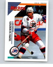 1993-94 Panini Stickers Hockey  #197 Teppo Numminen  Winnipeg Jets V83739