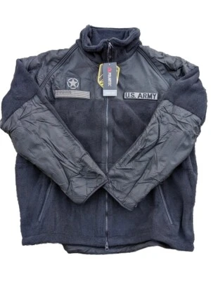 Chaqueta polar negra POLARTEC Gen 2 Lev 3 clima frío militar ejército B.A.F. XL Foto 1 de 4