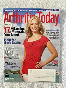 Arthritis Today September-October 2012 Help For Sore Backs 17 Vitamins & Mineral - Picture 1 of 5