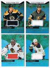 2017-18 Trilogy Base set & Rookie Premieres Green Foil Jersey Pick From List !!
