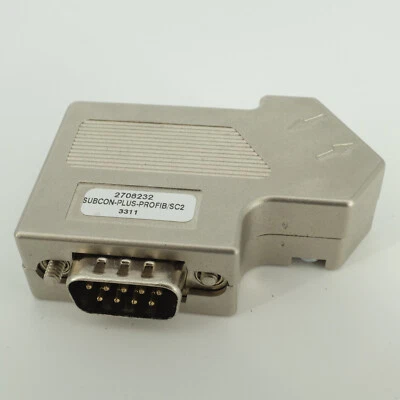 Phoenix Contact 2708232 Profibus Connector Diagonal w/ terminator SUBCON-PLUS - Image 1 of 4