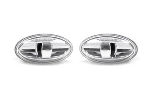 Peugeot 301 Side Indicators Set With Bulbs Clear 13- Repeaters Pair - Picture 1 of 12
