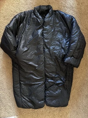 Size S fits XL - Yeezy Gap Engineered By Balenciaga Long Round Jacket Black New - Image 1 of 4