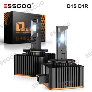 ESSGOO 2X D1S LED Scheinwerfer 100W 20000LM 6500K Canbus Fehlerfrei High-Lo Beam - Bild 1 von 13