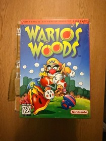 Wario's Woods FACTORY SEALED WITH NINTENDO DISTRIBUTION BOX