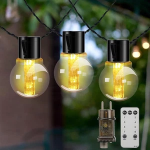 Lichterkette Außendekoration Lichter für Garten, Terrasse, IP65 wasserdicht with - Bild 1 von 9