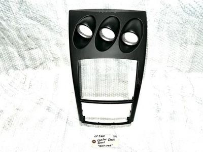 06-09 NISSAN 350Z Z33 DASH CENTER CLUSTER RADIO TRIM PANEL BLACK 68260-CF40A OEM - Image 1 of 4