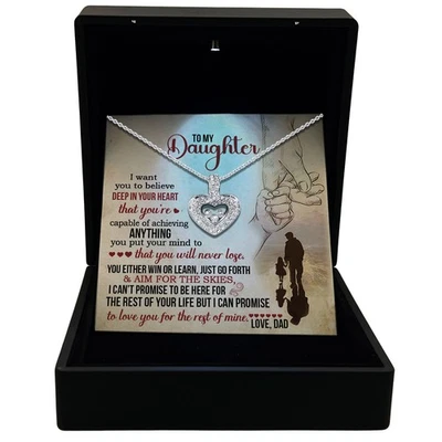 TRYNDI Daughter Necklace from Dad - Birthday, Christmas Gifts for Daughter - Image 1 of 4