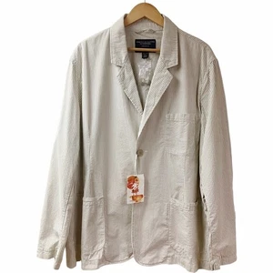 NWT American Eagle Outfitters AEO Womens Oversized Blazer XXL Pin Striped Cotton - Picture 1 of 9
