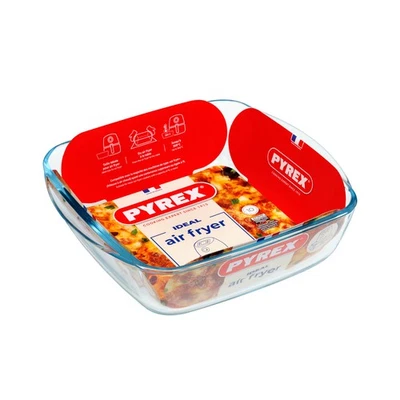 Base carré 25x22 cm Airfryer verre  25x22 cm - Photo 1/2