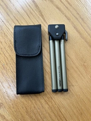 Giotto Q-Pod Expandable 8” Compact Mini Tripod Titanium Finish with Case - Image 1 of 4