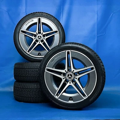 18 Zoll Mercedes C-Klasse W206 S206 AMG Winterräder A2064011700 A2064011800 NEU - Bild 1 von 4