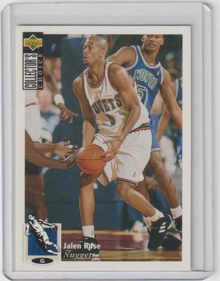 Jalen Rose 1994-95 Collector's Choice Rookie RC #238 Michigan Nuggets - Image 1 of 2