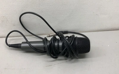 Handheld Dynamic Vocal Microphone w/ Attached 1/4" TS Cable Jack for PA Karaoke - Image 1 of 3