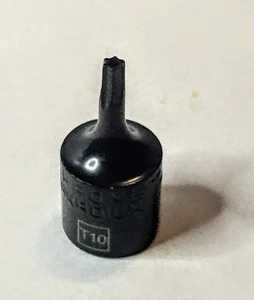 IIT Laser Etched Tamper Proof Torx Star Bit Socket T10 x 1/4" -Free USA Ship - Picture 1 of 3