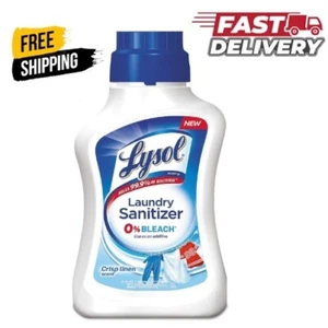 Lysol Laundry Sanitizer Additive, Liquid for Clothes, Crisp Linen, 41 Fl Oz