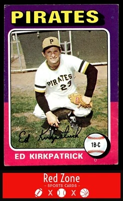 1975 Topps Mini - #171 Ed Kirkpatrick EX - Image 1 of 2