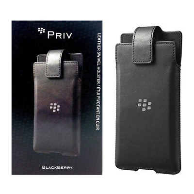 BlackBerry Universal Rotating Leather Belt Clip Holster Fits 6.1" Phones - Image 1 of 4