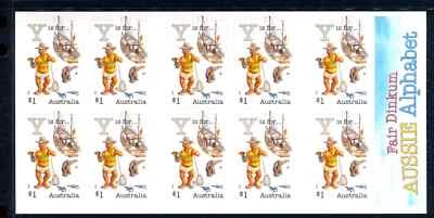 AUSTRALIA - 2018Aussie Alphabet "Y" complete booklet ($10) - VF MNH - Image 1 of 2