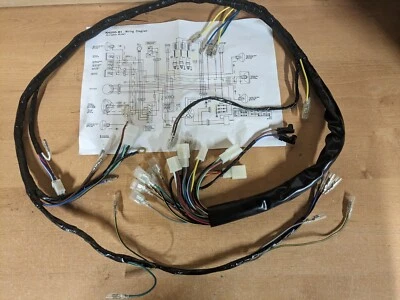 Kawasaki KH250  New Wiring Harness  - Full Loom Now With Battery Leads,  1976-80 - Image 1 of 2