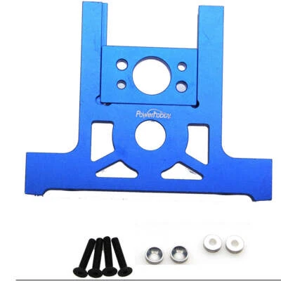 Powerhobby Aluminum Motor Mount Blue FOR Traxxas Slash 4WD LCG 4X4 - Image 1 of 2