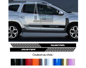 2 UNTERE STREIFEN TÜREN FÜR DACIA DUSTER 4WD AUFKLEBER STICKER BD433-10 - Bild 1 von 1