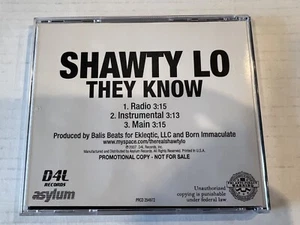 Shawty Lo – They Know Promo CD - Imagen 1 de 2