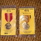 U.S. Military ~ National Defense Medals New Sealed In Plastic, Vietnam, Set Of 2
