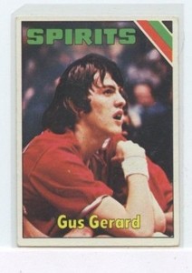 GUS GERARD 1975-76 TOPPS BASKETBALL #241 St. Louis Spirits