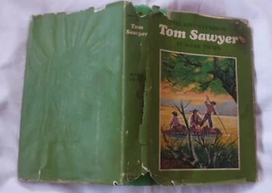 TOM SAWYER HC  dustjacket [Junior deluxe Book Club Edition) - Picture 1 of 4