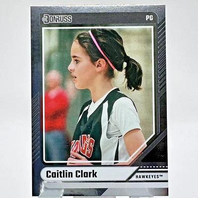 2024 Panini Caitlin Clark Collection - Metallized Donruss #17 Caitlin Clark (RC) - Image 1 of 2