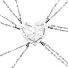 Stainless Steel Puzzle Pendant Punk Valentines Necklace Set  Men
