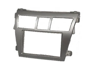 Telaio pannello fascia auto CARAV 11-402 per TOYOTA Vios Belta Yaris berlina nero - Foto 1 di 1