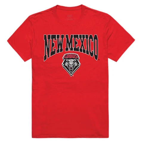 University of New Mexico Lobo Louie NCAA Athletic Tee T-Shirt Red Cover