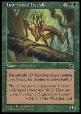 Magic the Gathering MTG Heartwood Treefolk (233) Tempest   LP