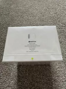 Apple Watch 42mm 1a Generazione Cinturino Sport Acciaio Inox Bianco - (MJ3V2B/A) Nuovo Raro - Foto 1 di 2
