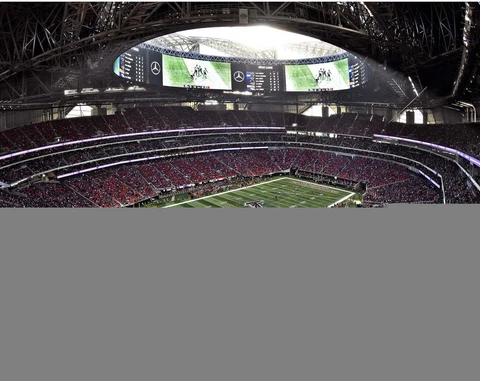 Atlanta Falcons Unsigned Mercedes-Benz Stadium 11" x 14" Photo - Fanatics Cover