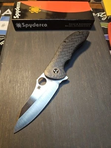 Spyderco MAGNITUDE Designed by Peter Carey Liner-Lock Folding Knife New In Box - Picture 1 of 5