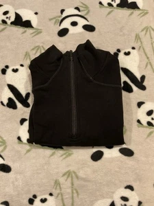 Smartwool Womens Medium Black Quarter Zip Base Layer Wool Pullover - Picture 1 of 6