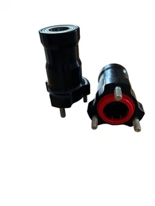 Pair of Kart 95mm Front Hubs Inc 25mm Bearing BLACK Brand New - Picture 1 of 8