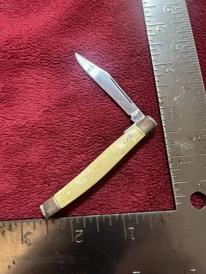 Navaja de Bolsillo Imperial Doble Hoja, 1946-56 Super Hoja de Afeitar Inoxidable, Reparación. Foto 1 de 4