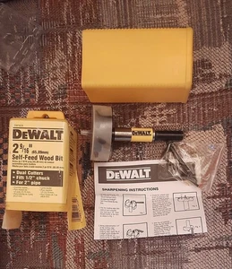 DEWALT DW1639 2 9/16 BIT HEAD , 7/16" SHANK SELF FEED HEAVY DUTY DRILL BIT - Picture 1 of 7
