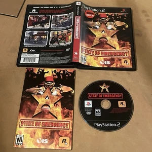 State of Emergency Sony PlayStation 2 PS2 Complete CIB w/ Manual Reg Card - Picture 1 of 7