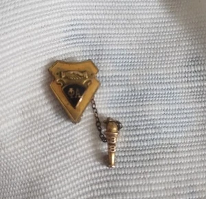 Vintage 1938 PHI ALPHA 10K gold fraternity Pin Lapel Tie - Picture 1 of 3