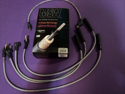 Juego de cables de bujía TBI de 1,3 litros Swift 1992-1996 Geo Metro y 1989-96 MSW 1918 Foto 1 de 2