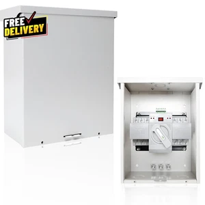 100 Amp 3P Dual Power Generator Automatic Transfer Switch, 120/240V Heavy.... - Picture 1 of 7