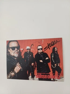  Neu Autogrammkarte Böhse Onkelz - Bild 1 von 2