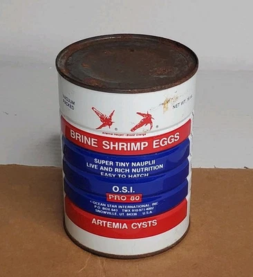 OSI Brine Shrimp Eggs (Artemia Cysts -Blood Orange)  Vacuum Packed 16oz -Rare - Image 1 of 4
