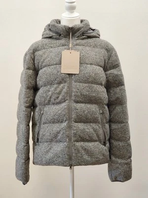 NUEVO CON ETIQUETAS $950 HERNO Chaqueta acolchada de plumón para hombre con capucha desmontable IT50 Foto 1 de 4