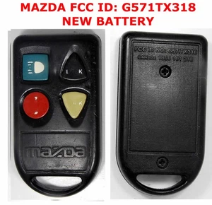OEM Mazda 1995 - 1998 Miata Protege transmisor remoto sin llave llavero G571TX318 - Imagen 1 de 2